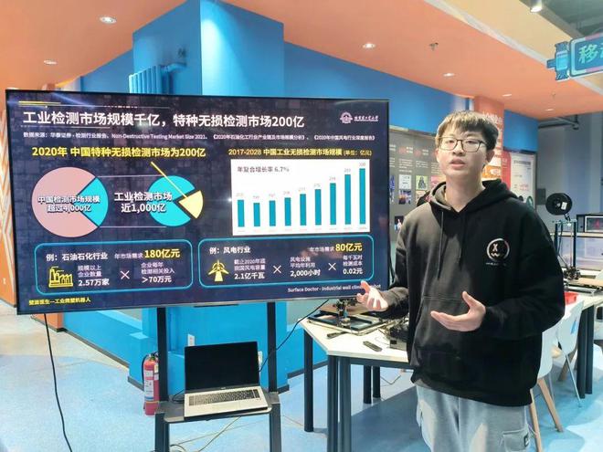 这个专注研究爬壁机器人的工大学子在科创赛道上跑出新的“加速度”米乐M6 米乐(图3)